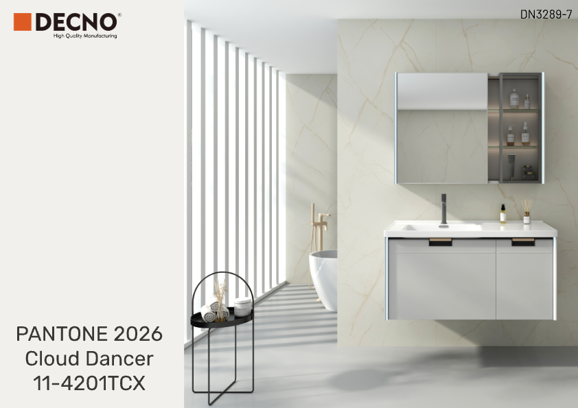 Стеновые панели SPC Cloud White 2026 | DECNO x PANTONE Стеновые панели SPC Cloud White 2026 | DECNO x PANTONE