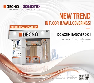 Новые технологии напольных покрытий на выставке DOMOTEX Hannover 2024 — DECNO