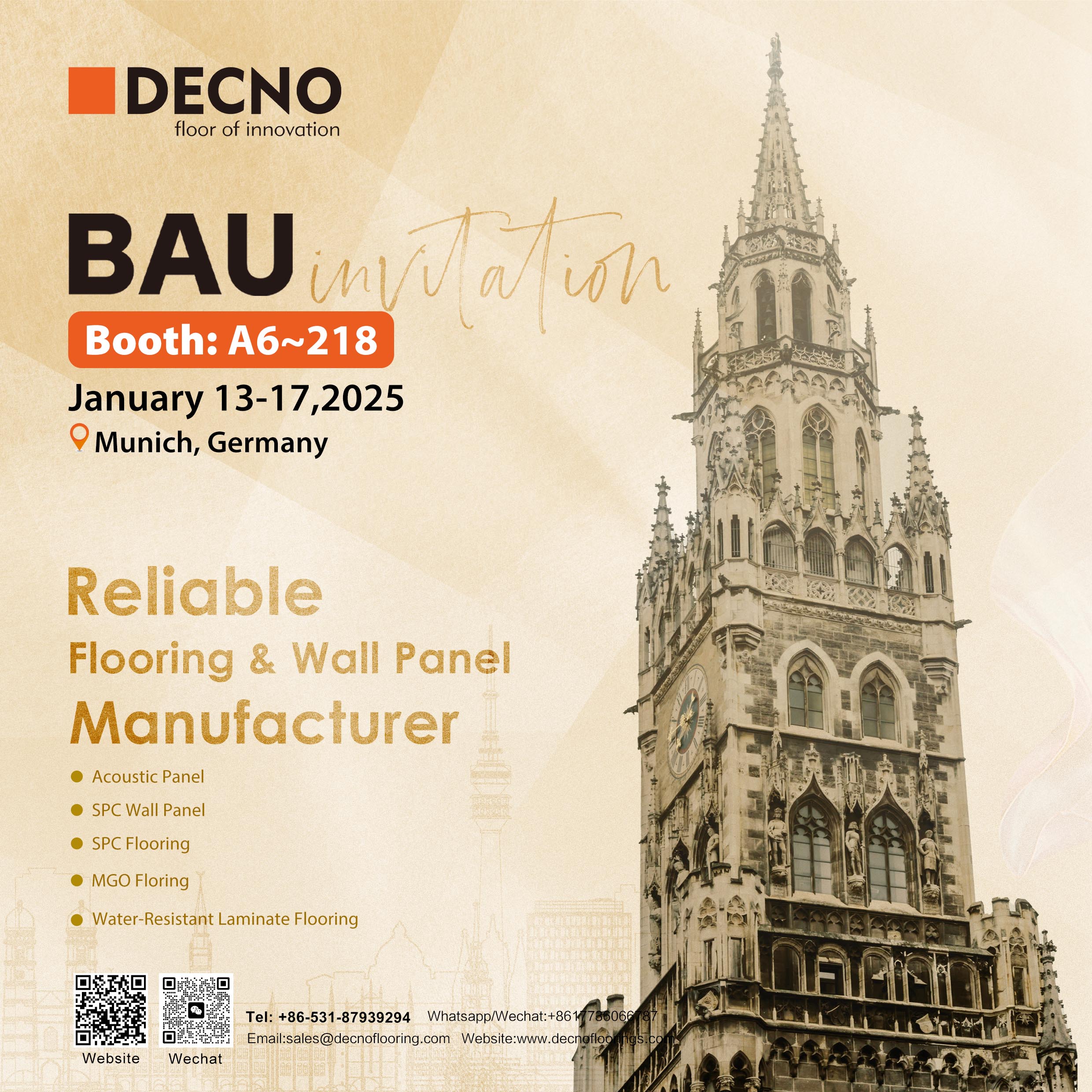 DECNO готов к BAU Munich 2025